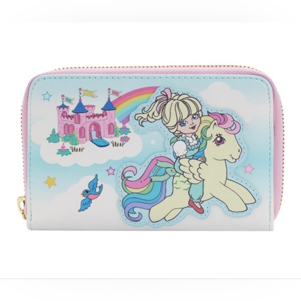 2022 Loungefly My Little Pony Castle Zip-Around Wallet
